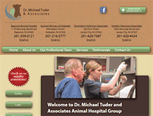 Tablet Screenshot of michaeltuderdvm.com